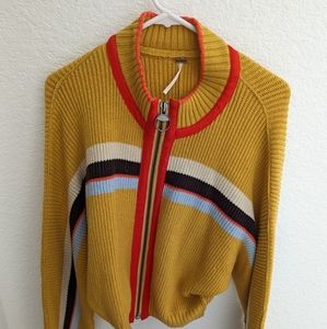 Free people zip up sweater